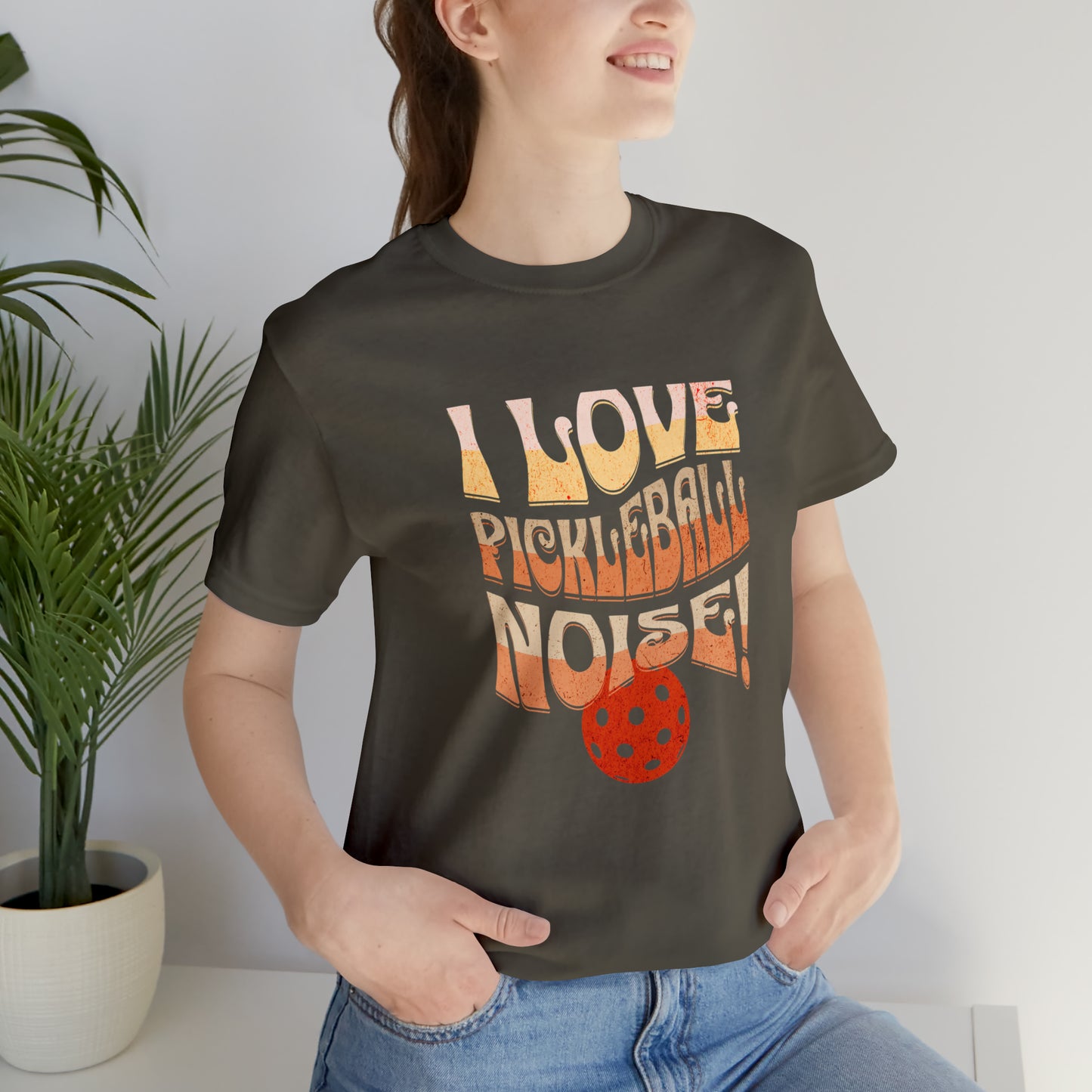 I Love Pickleball Noise T-Shirt