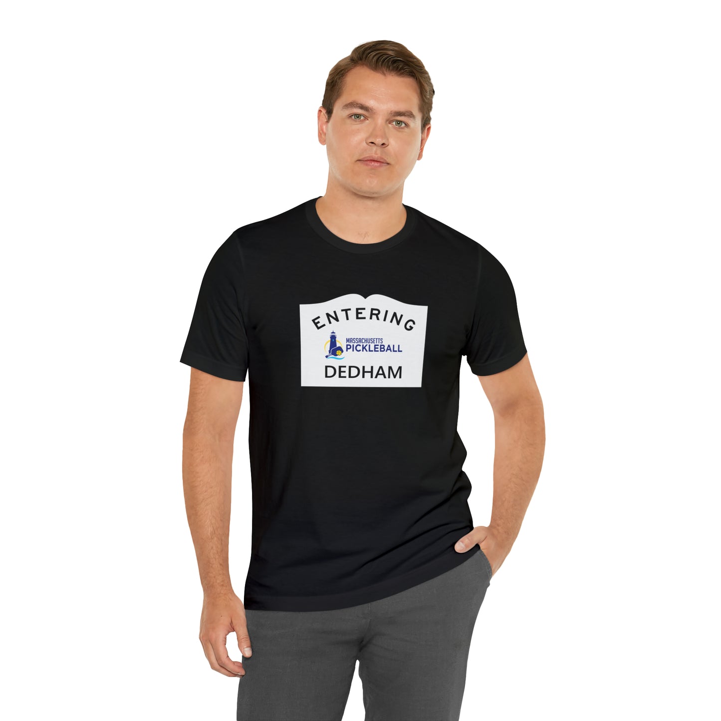 Dedham, Mass Pickleball Short Sleeve T-Shirt