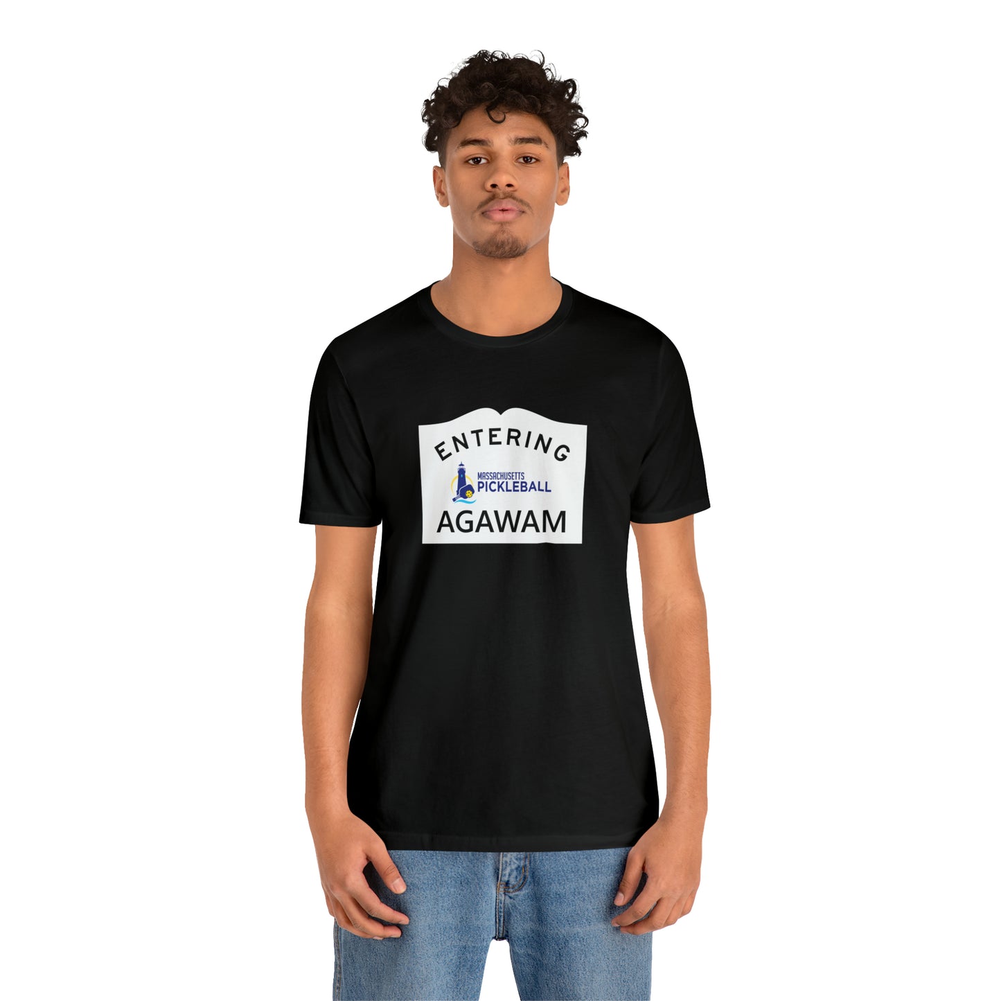 Agawam, Mass Pickleball Short Sleeve T-Shirt