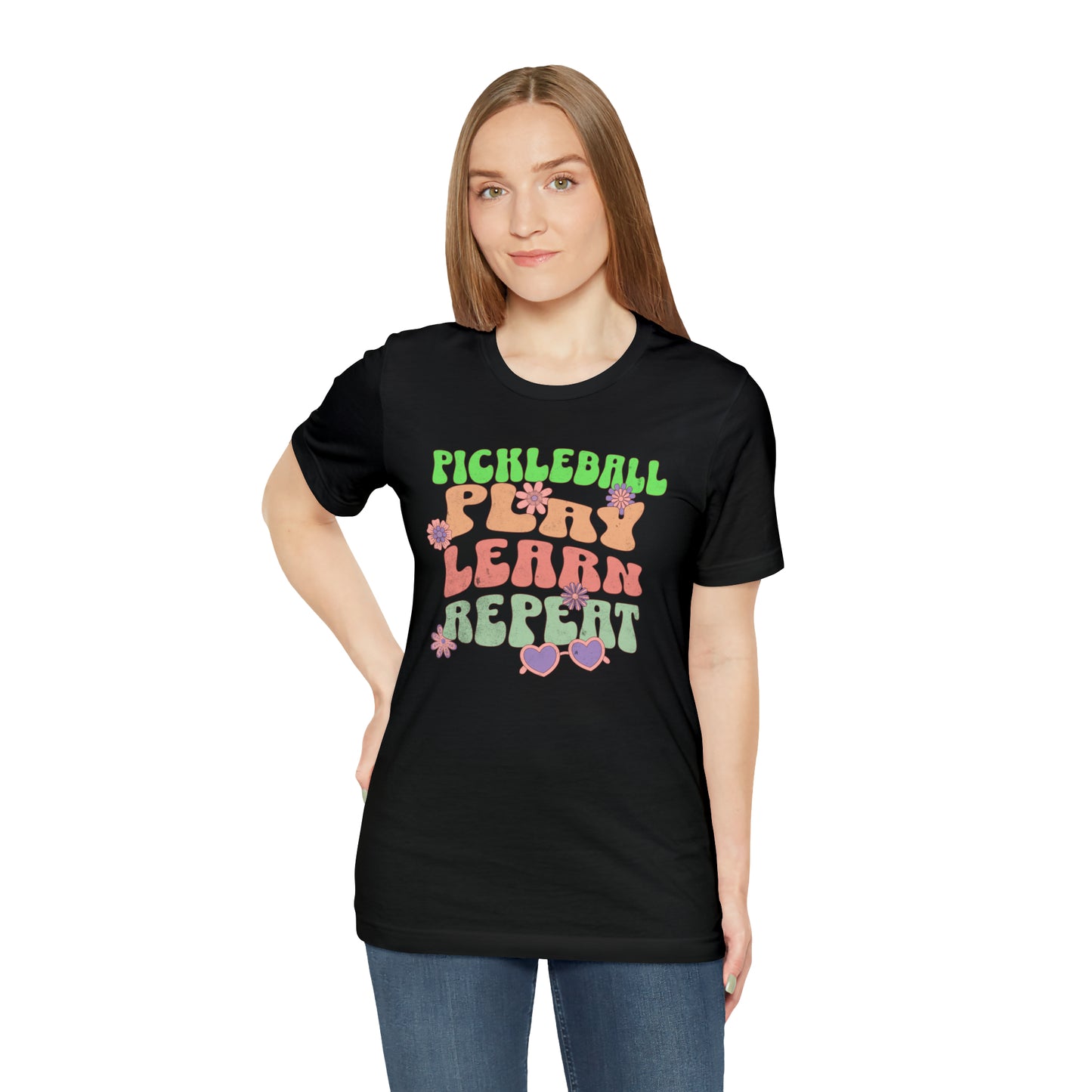 Play, Learn, Repeat - Pickleball Enthusiast T-Shirt