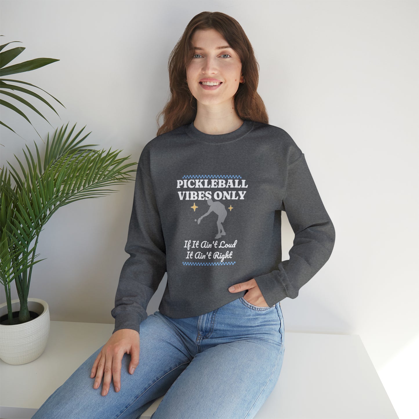 Pickleball Vibes Only Premium Sweatshirt