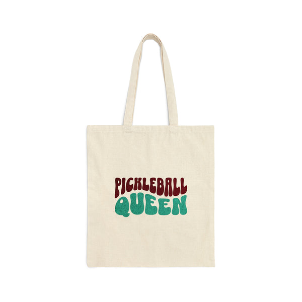 Pickleball Queen Canvas Tote Bag