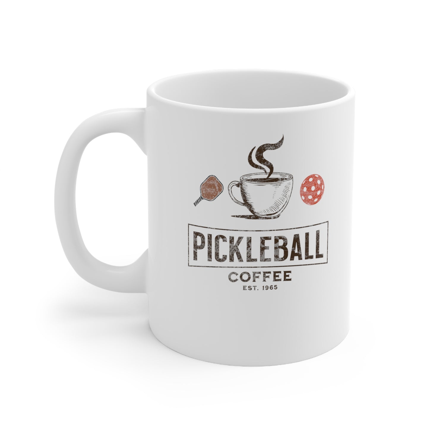 Pickleball Coffee Established 1965 - Retro Coffee Mug