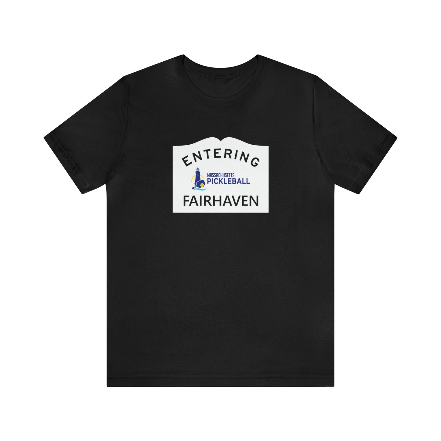Fairhaven, Mass Pickleball Short Sleeve T-Shirt