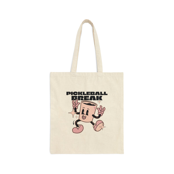 Pickleball Break - Cotton Tote Bag