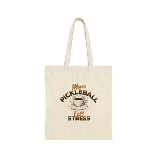 Pickleball Tote Bag - More Pickleball, Less Stress