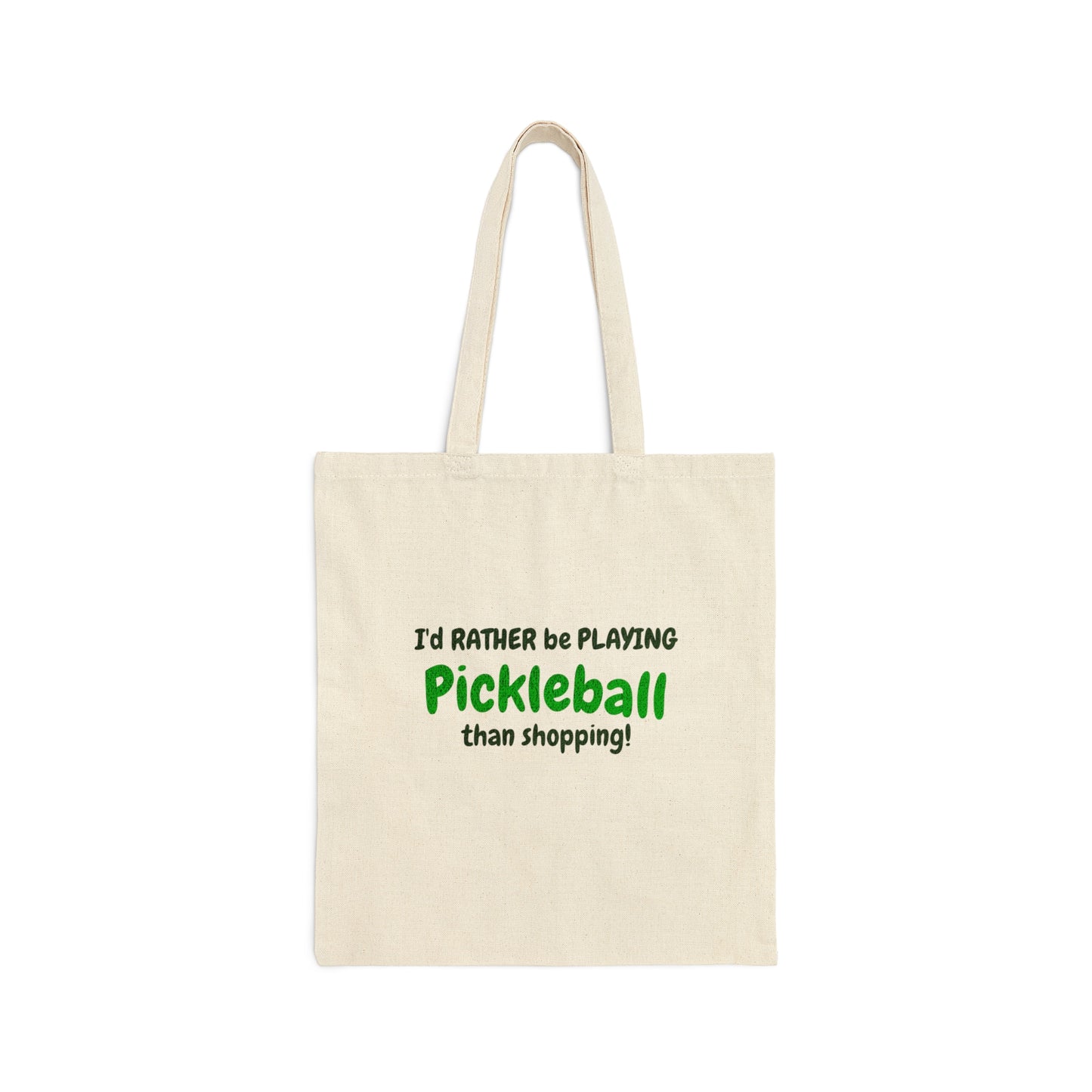 Pickleball Bag: Rather Be Playing Than Shopping