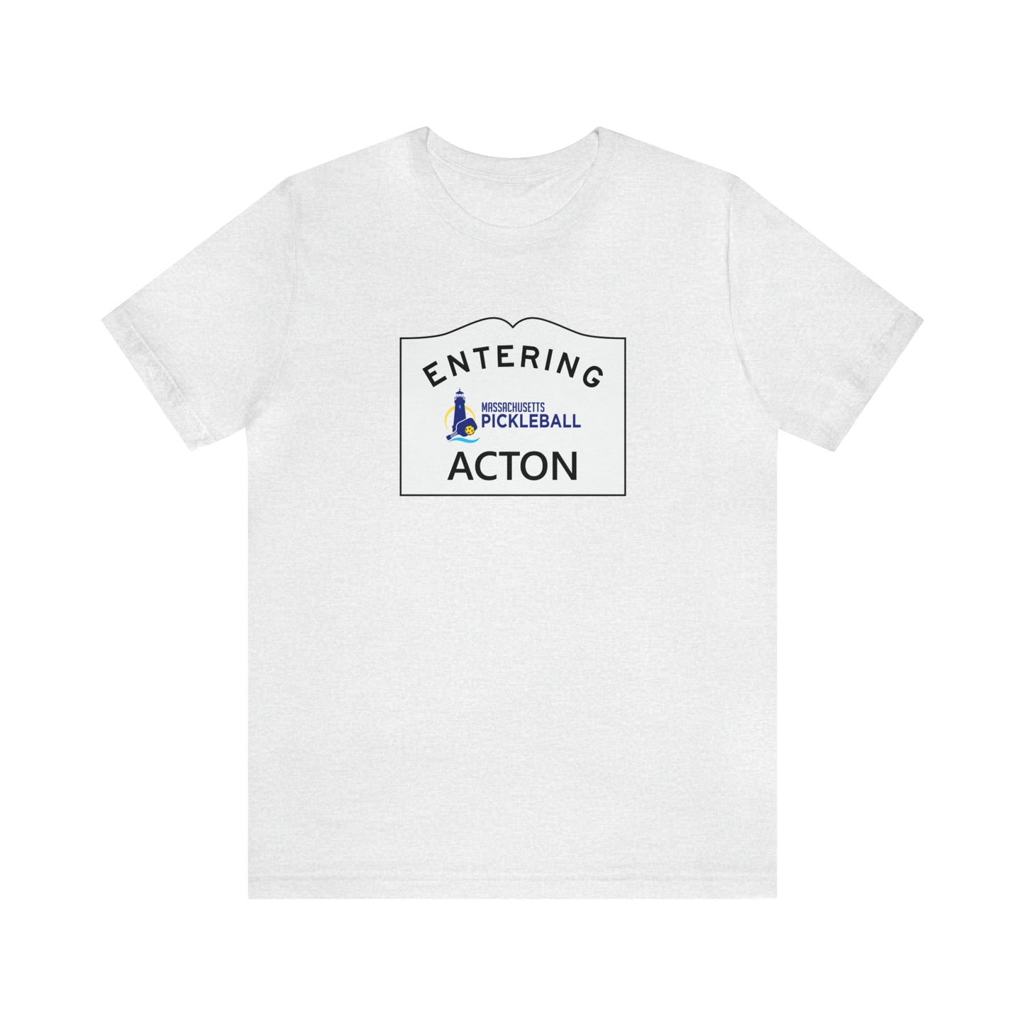 Acton, Mass Pickleball Short Sleeve T-Shirt