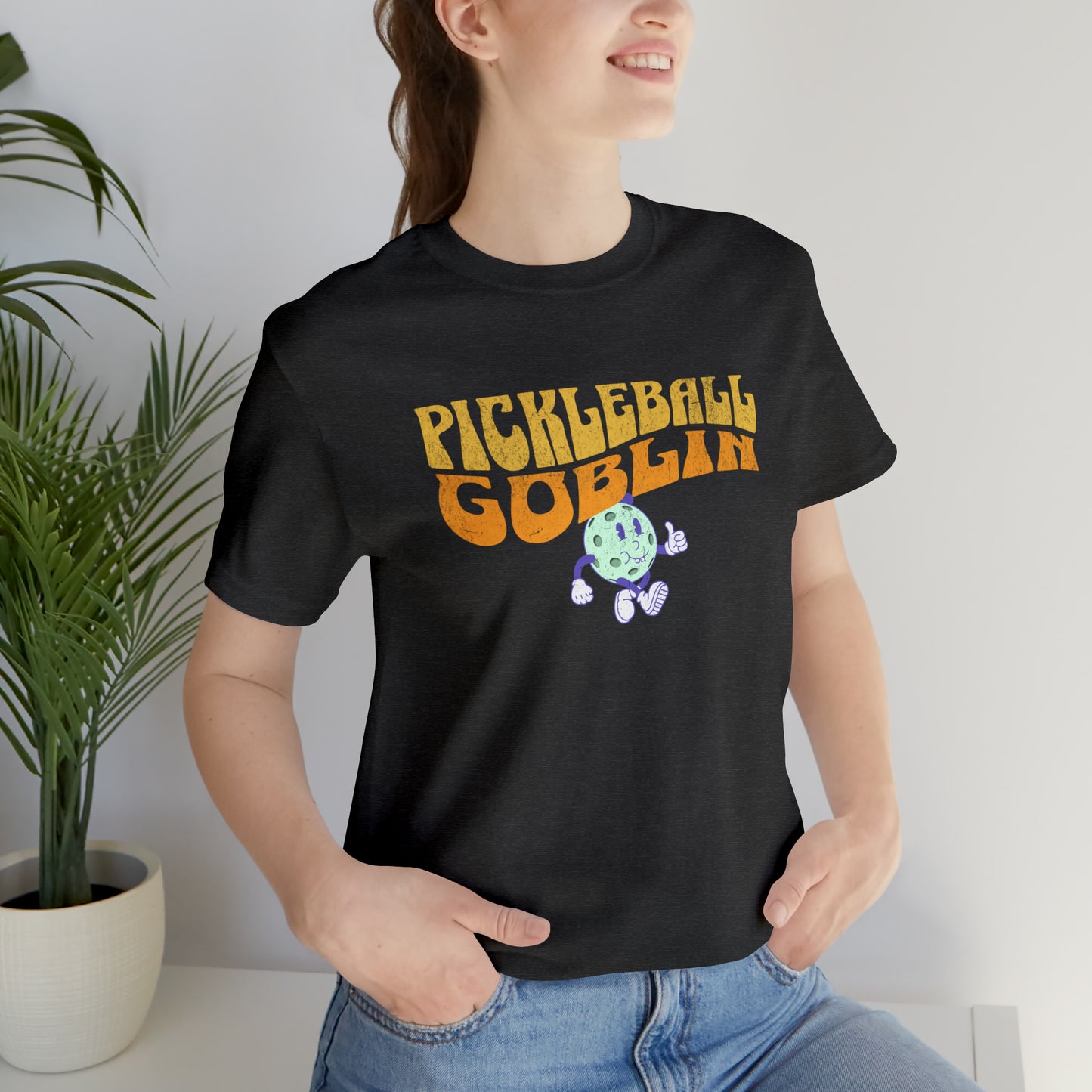 Pickleball Goblin Halloween Unisex T-Shirt