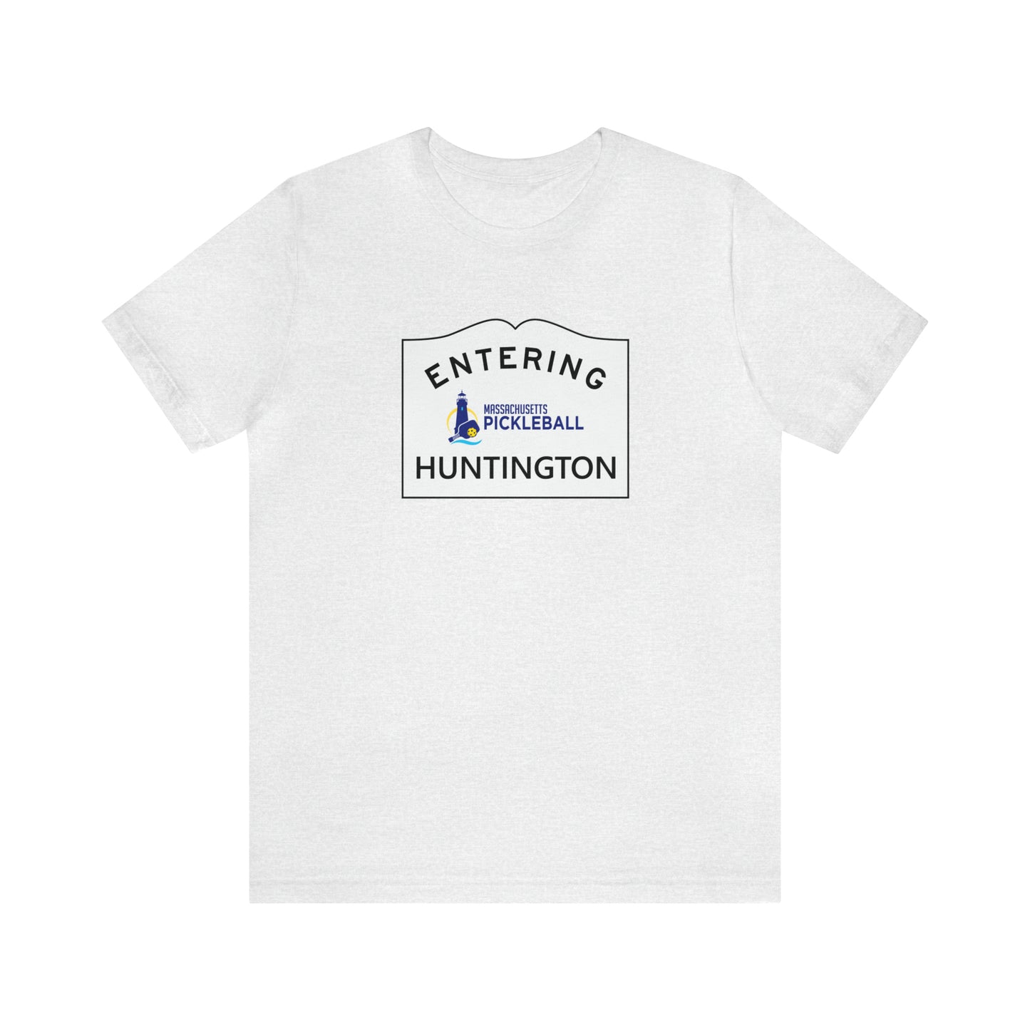 Huntington, Mass Pickleball Short Sleeve T-Shirt