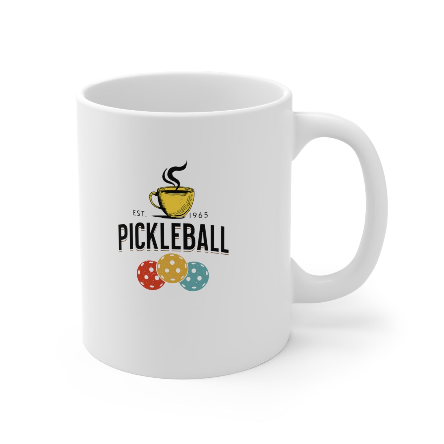 Pickleball Ceramic Mug: Celebrating the Sport Since 1965