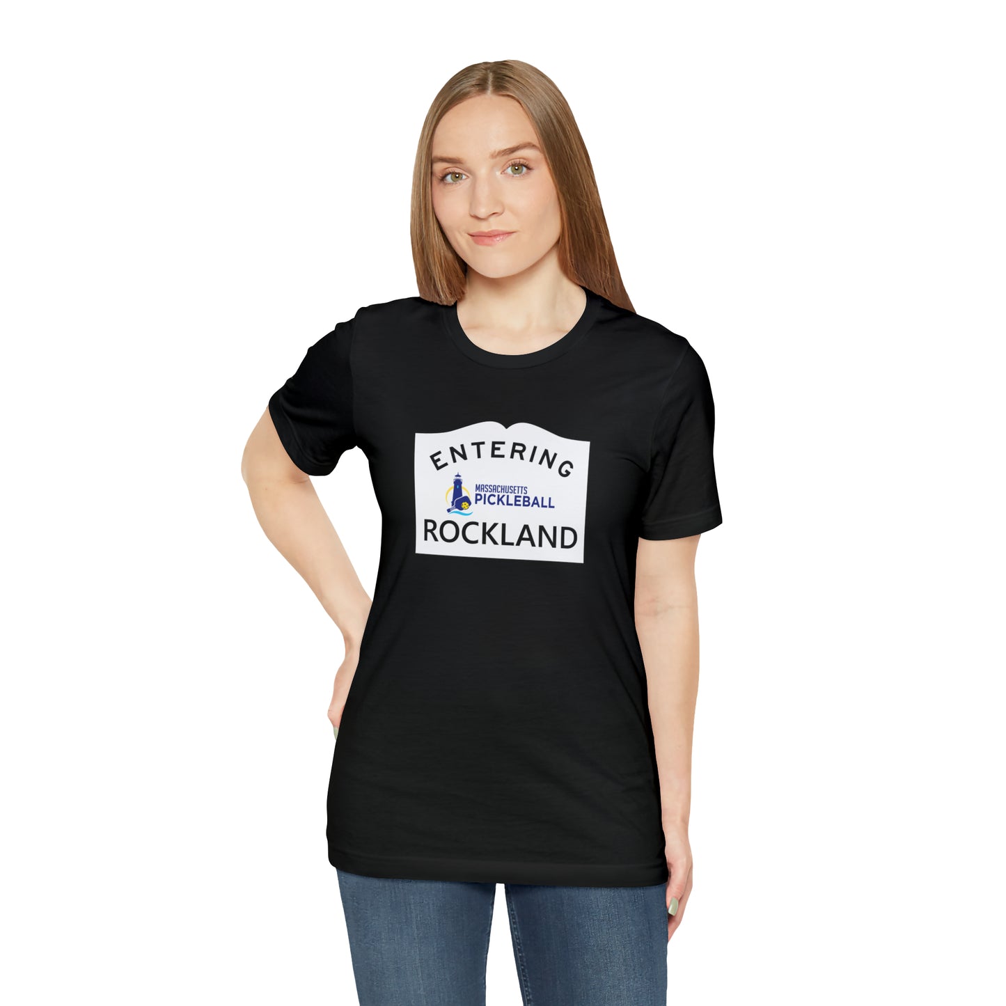 Rockland, Mass Pickleball Short Sleeve T-Shirt
