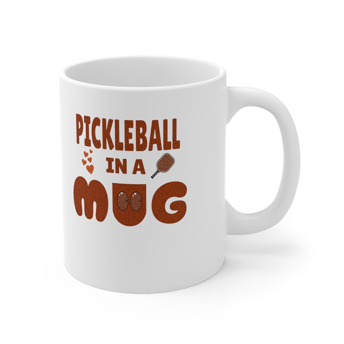 Custom 'Pickleball in a Mug' Coffee Cup