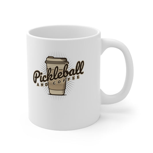"Pickleball and Coffee" Mug for Pickleball Lovers