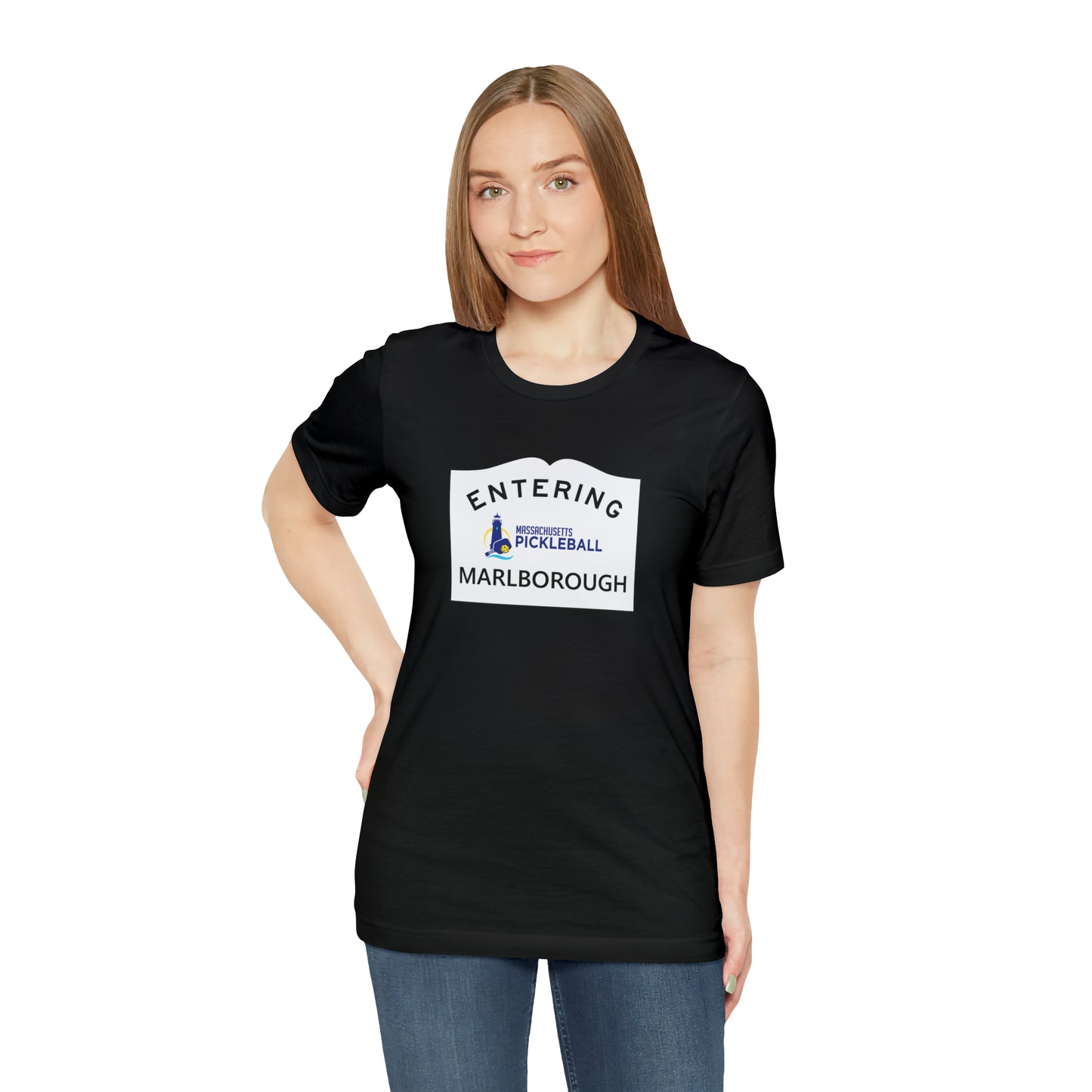 Marlborough, Mass Pickleball Short Sleeve T-Shirt