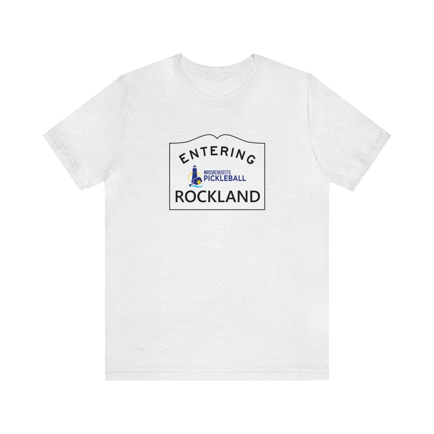 Rockland, Mass Pickleball Short Sleeve T-Shirt