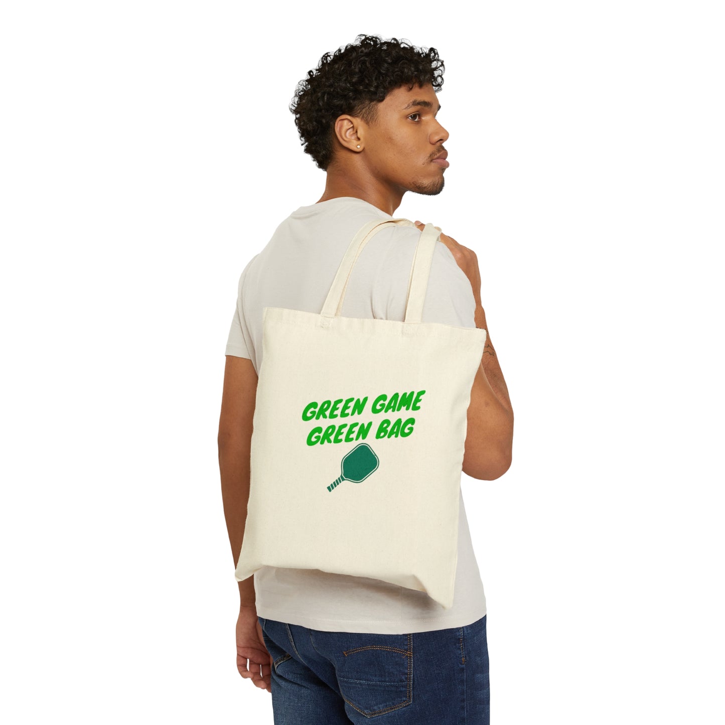 Green Game, Green Bag: Pickleball Enthusiast Tote