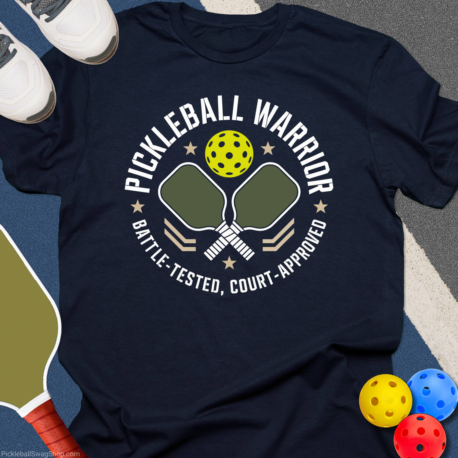 Pickleball Warrior Court Approved T-Shirt