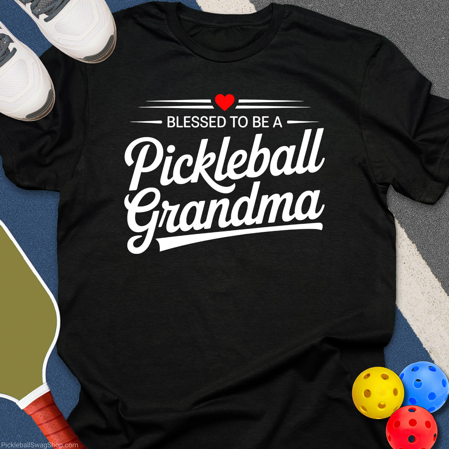 Blessed Pickleball Grandma T-Shirt