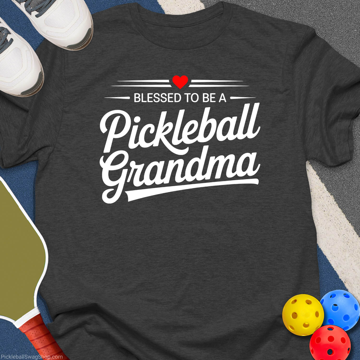 Blessed Pickleball Grandma T-Shirt