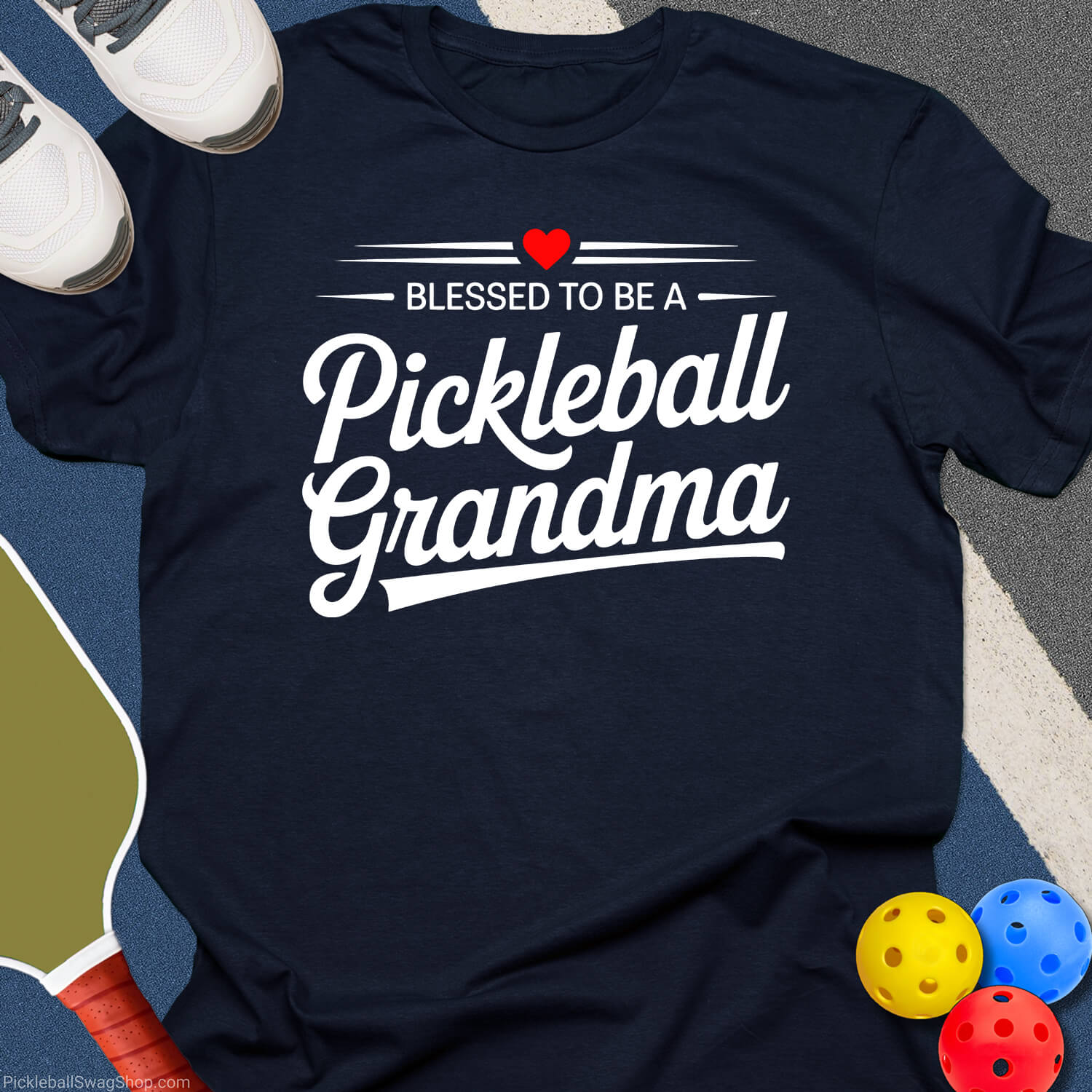 Blessed Pickleball Grandma T-Shirt