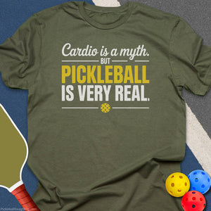 Cardio Is a Myth T-Shirt - Military Green