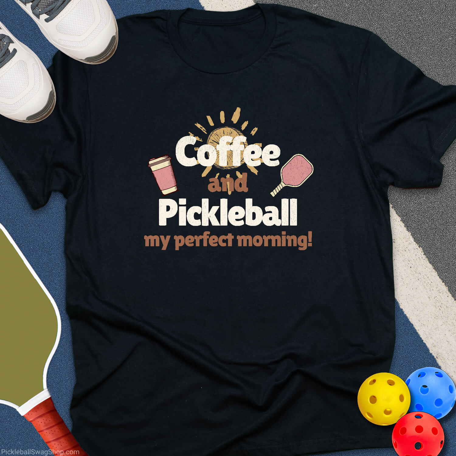 Pickleball & Coffee T-Shirt
