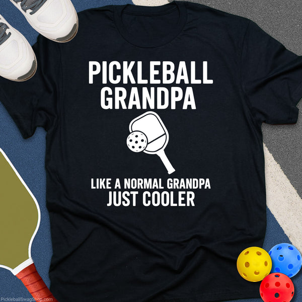 Pickleball Grandpa Humor T-Shirt