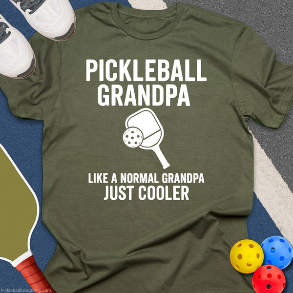 Pickleball Grandpa Humor T-Shirt