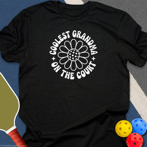 Coolest Grandma T-Shirt - Black