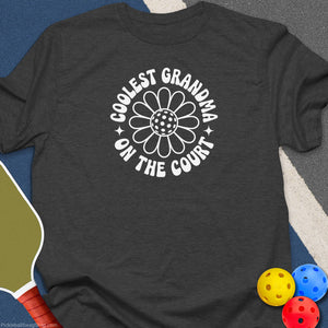 Coolest Grandma T-Shirt - Dark Heather