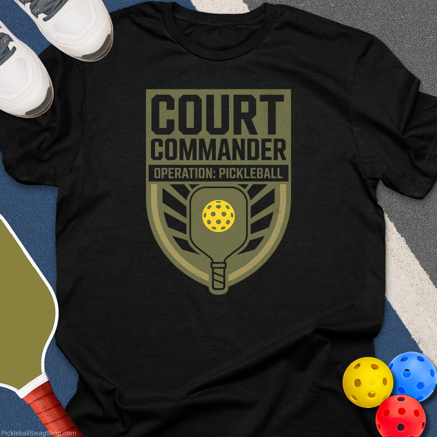 Court Commander Pickleball T-Shirt