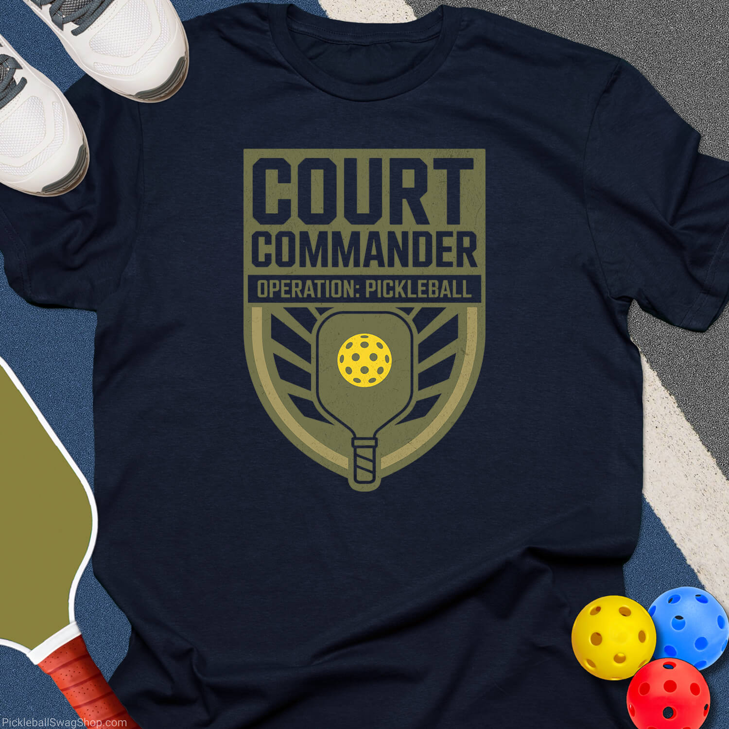 Court Commander Pickleball T-Shirt