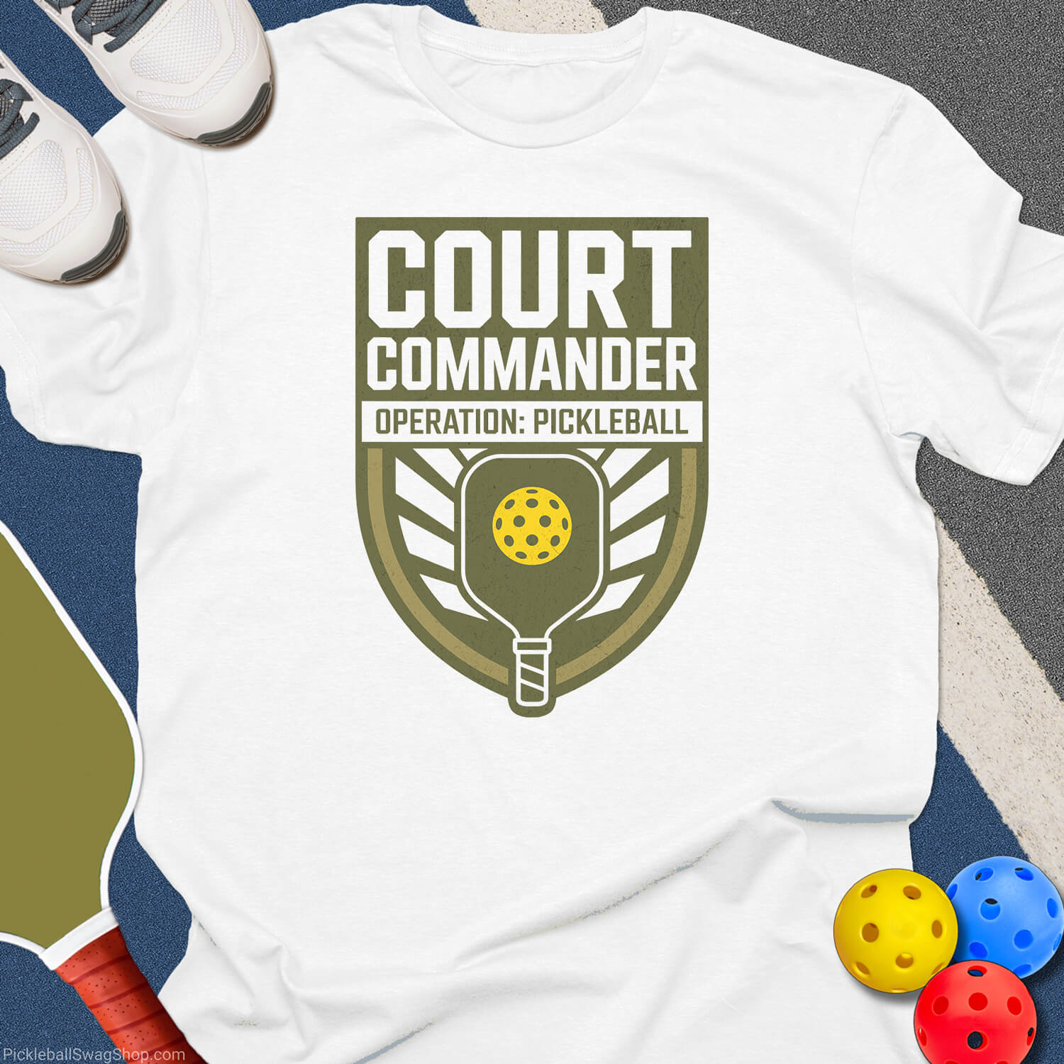 Court Commander Pickleball T-Shirt