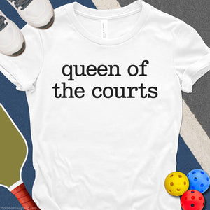 Court Queen Pickleball Womens T-Shirt