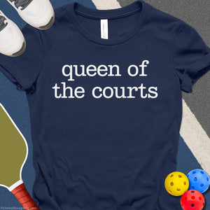 Court Queen Pickleball Womens T-Shirt