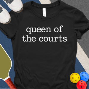 Court Queen Pickleball Womens T-Shirt