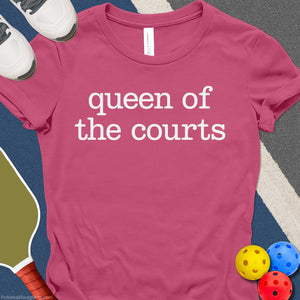 Court Queen Pickleball Womens T-Shirt
