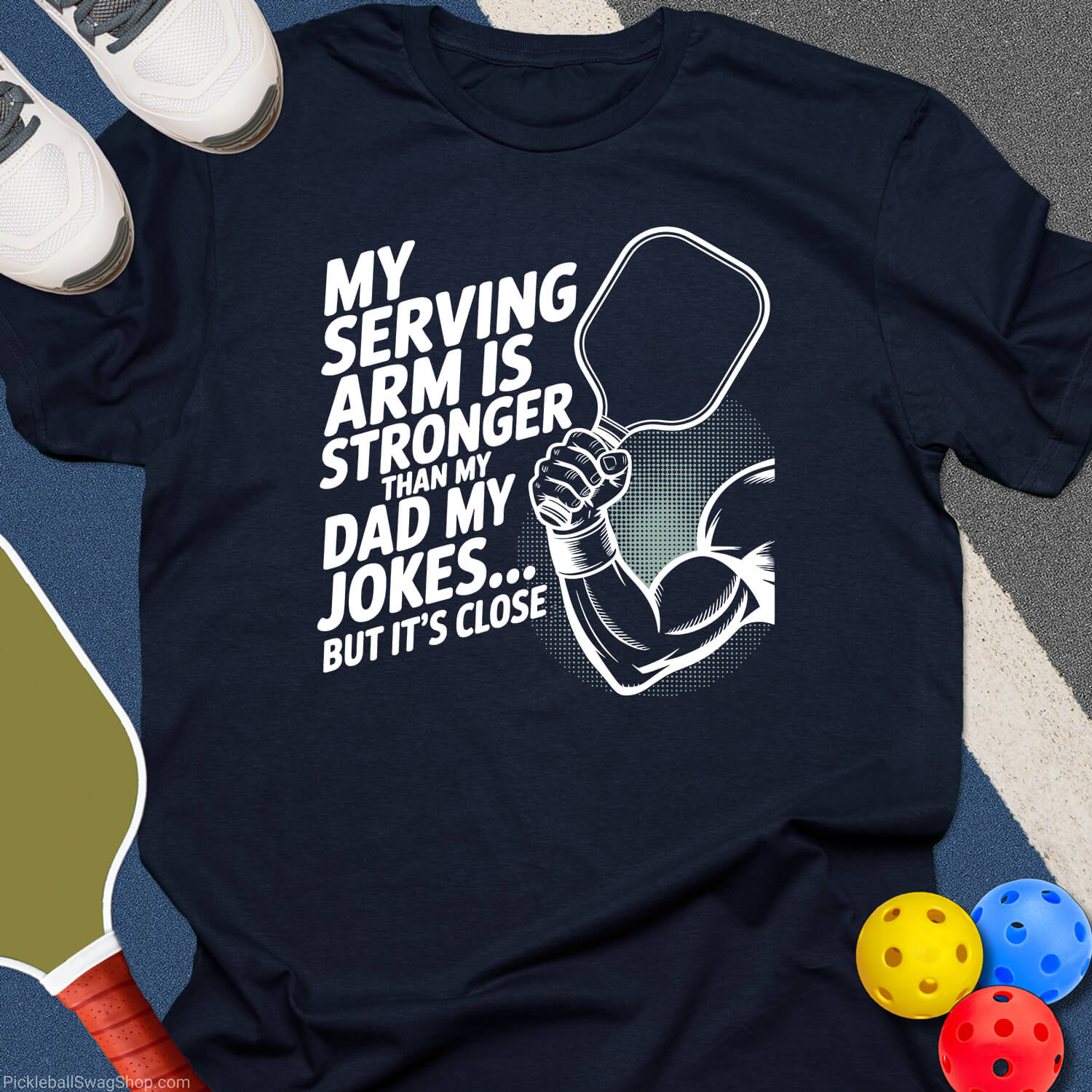 Papa Pickler Strong Serve T-Shirt