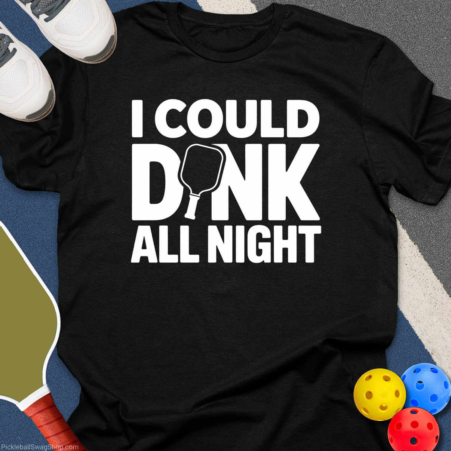 Dink All Night Pickleball T-Shirt
