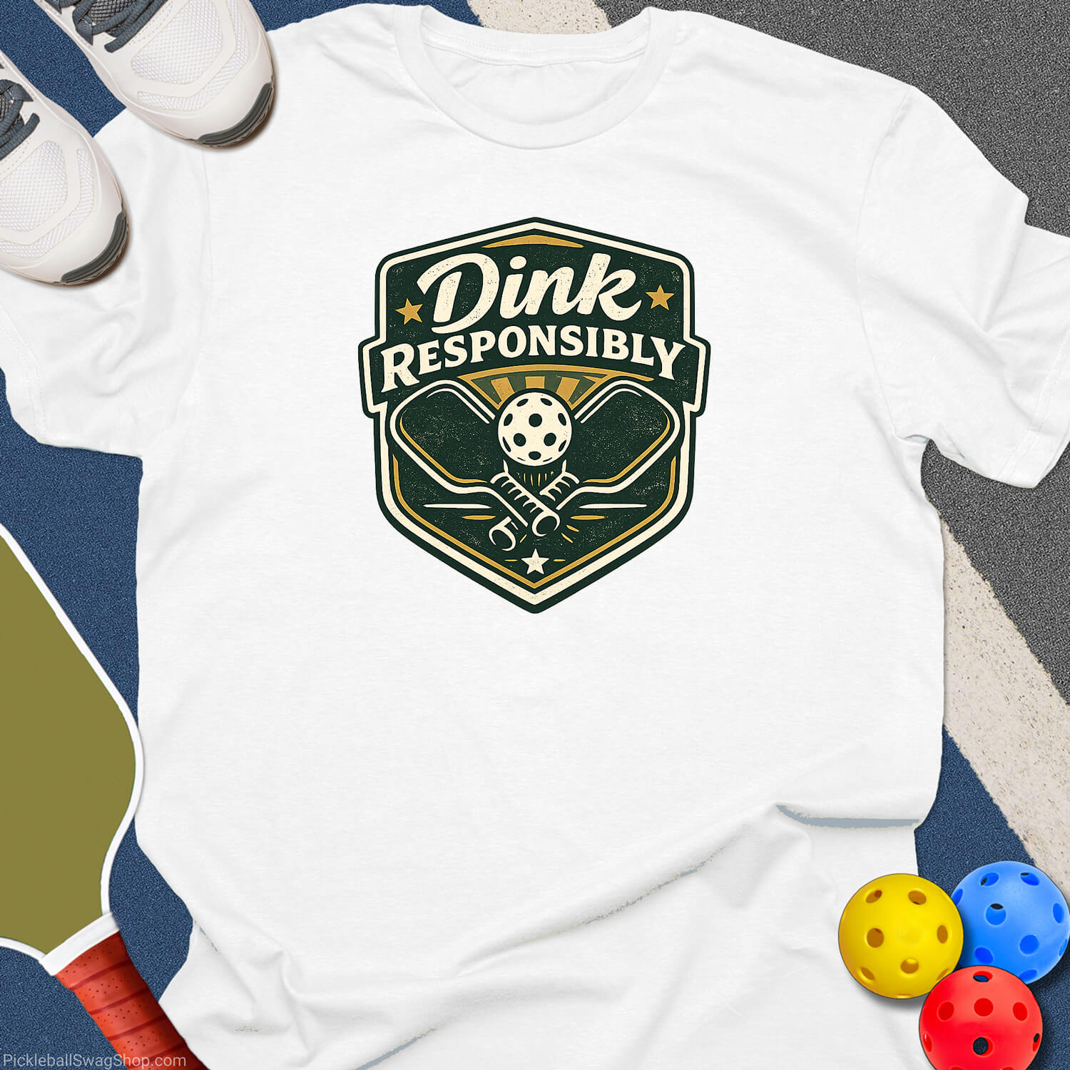 Dink Responsibly Banner T-Shirt