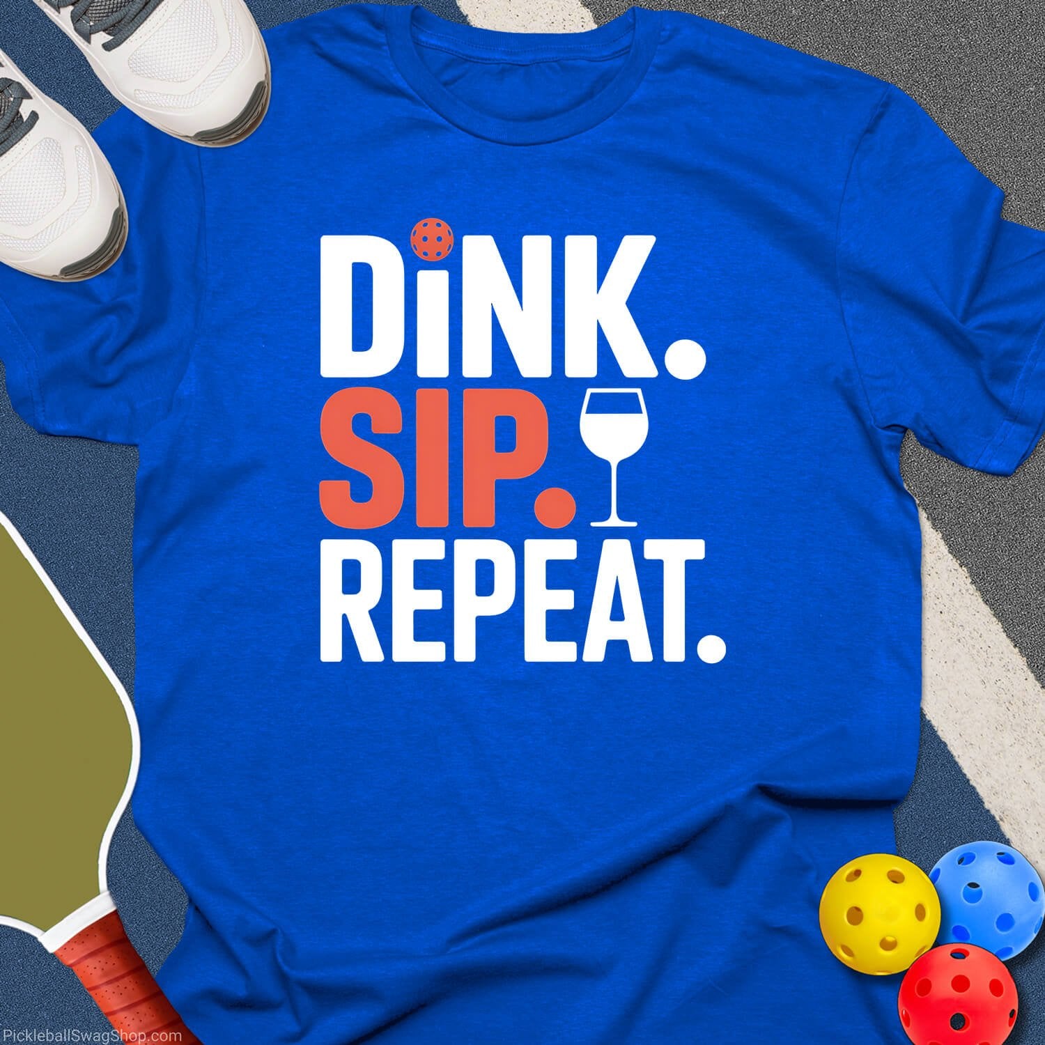 Dink. Sip. Repeat. Pickleball T-Shirt