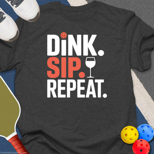 Dink. Sip. Repeat. Pickleball T-Shirt