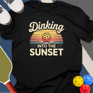Sunset Dinker Pickleball T-Shirt