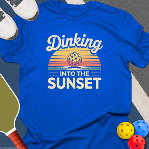 Sunset Dinker Pickleball T-Shirt