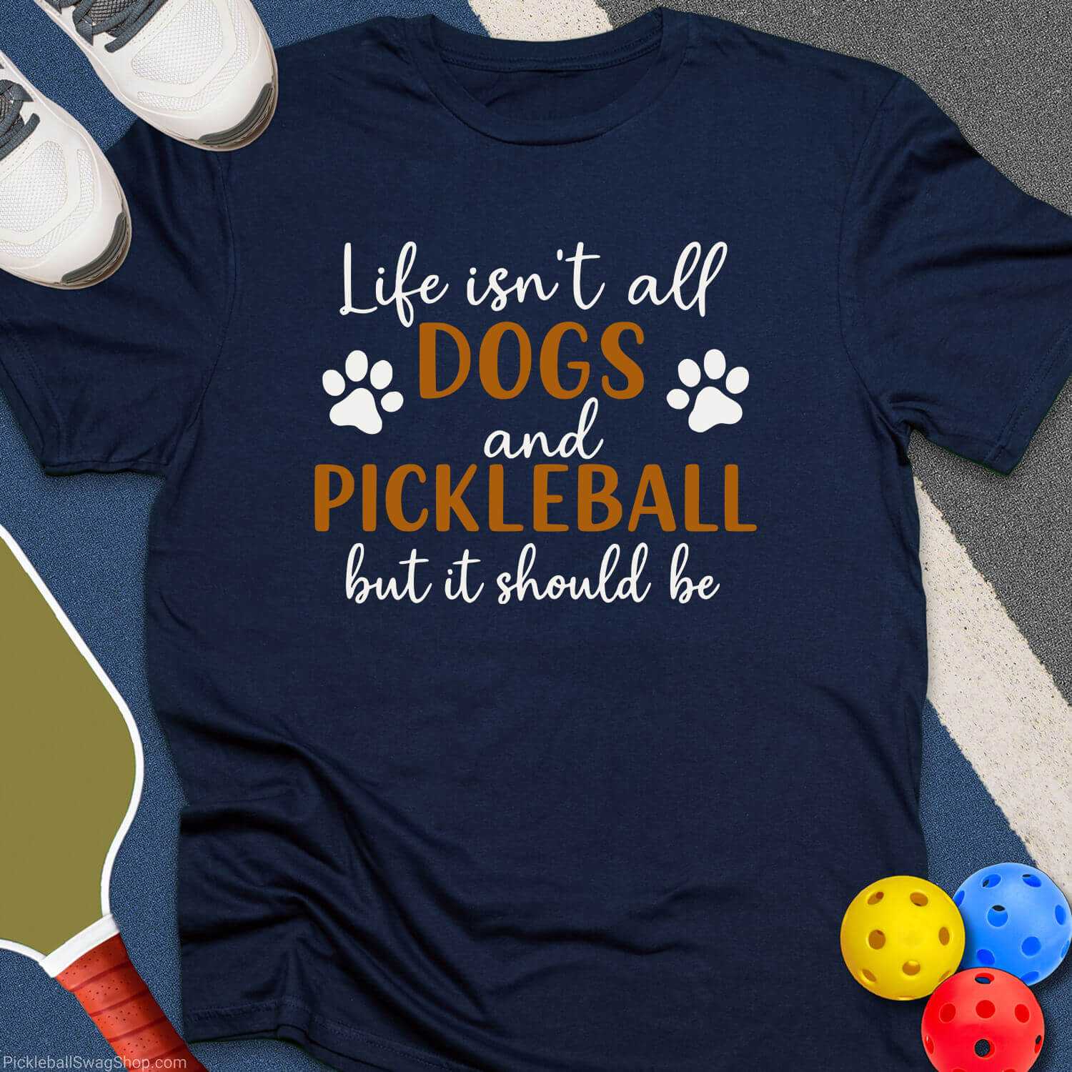 Dogs & Pickleball T-Shirt