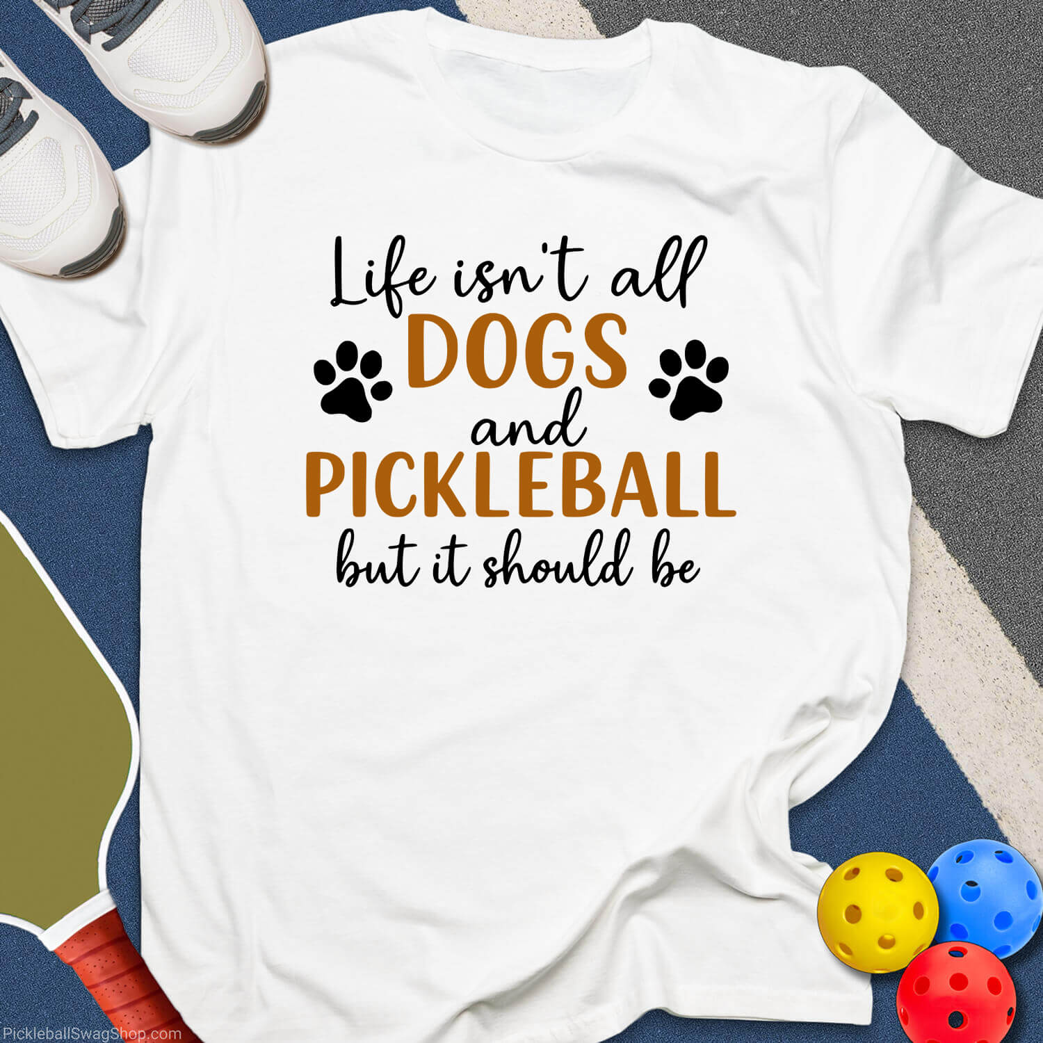 Dogs & Pickleball T-Shirt