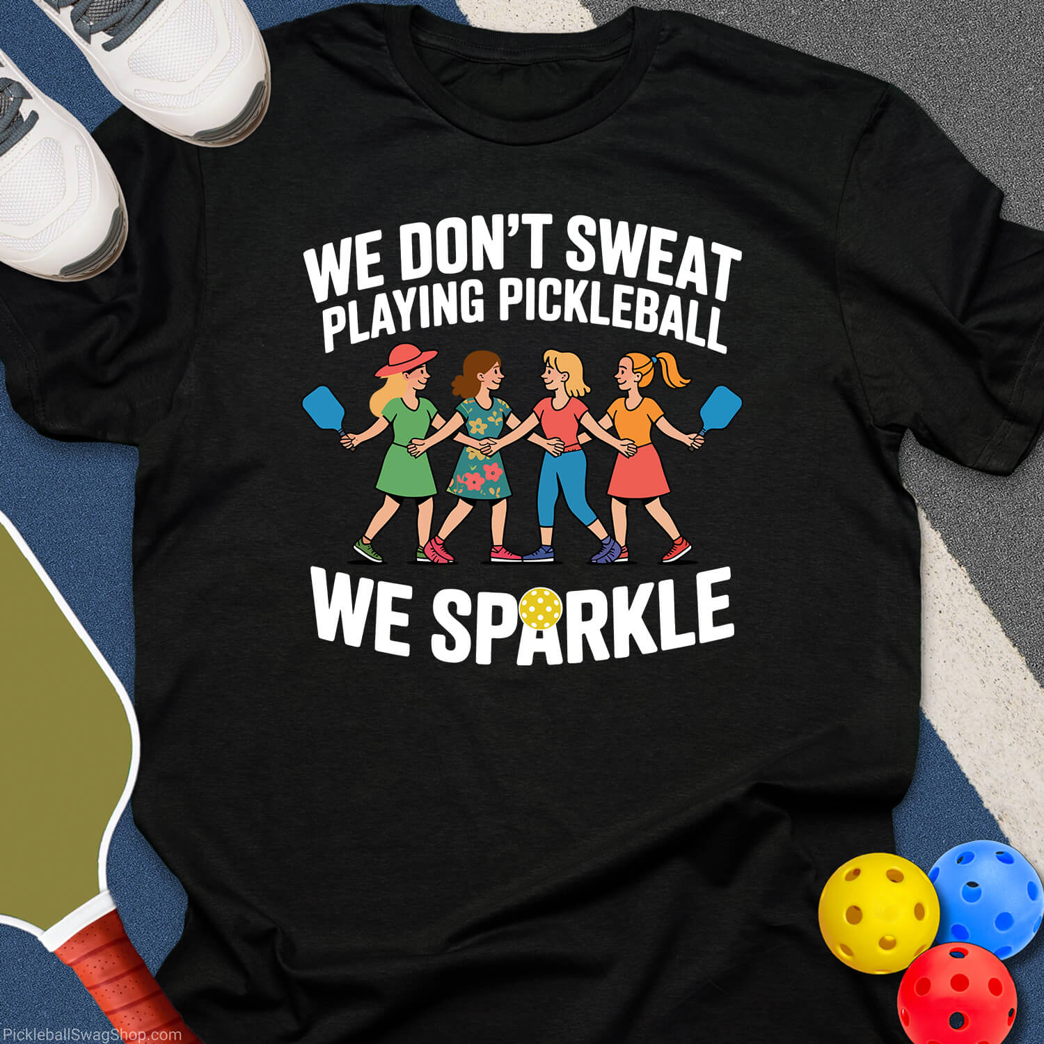 Sparkle Squad Pickleball T-Shirt
