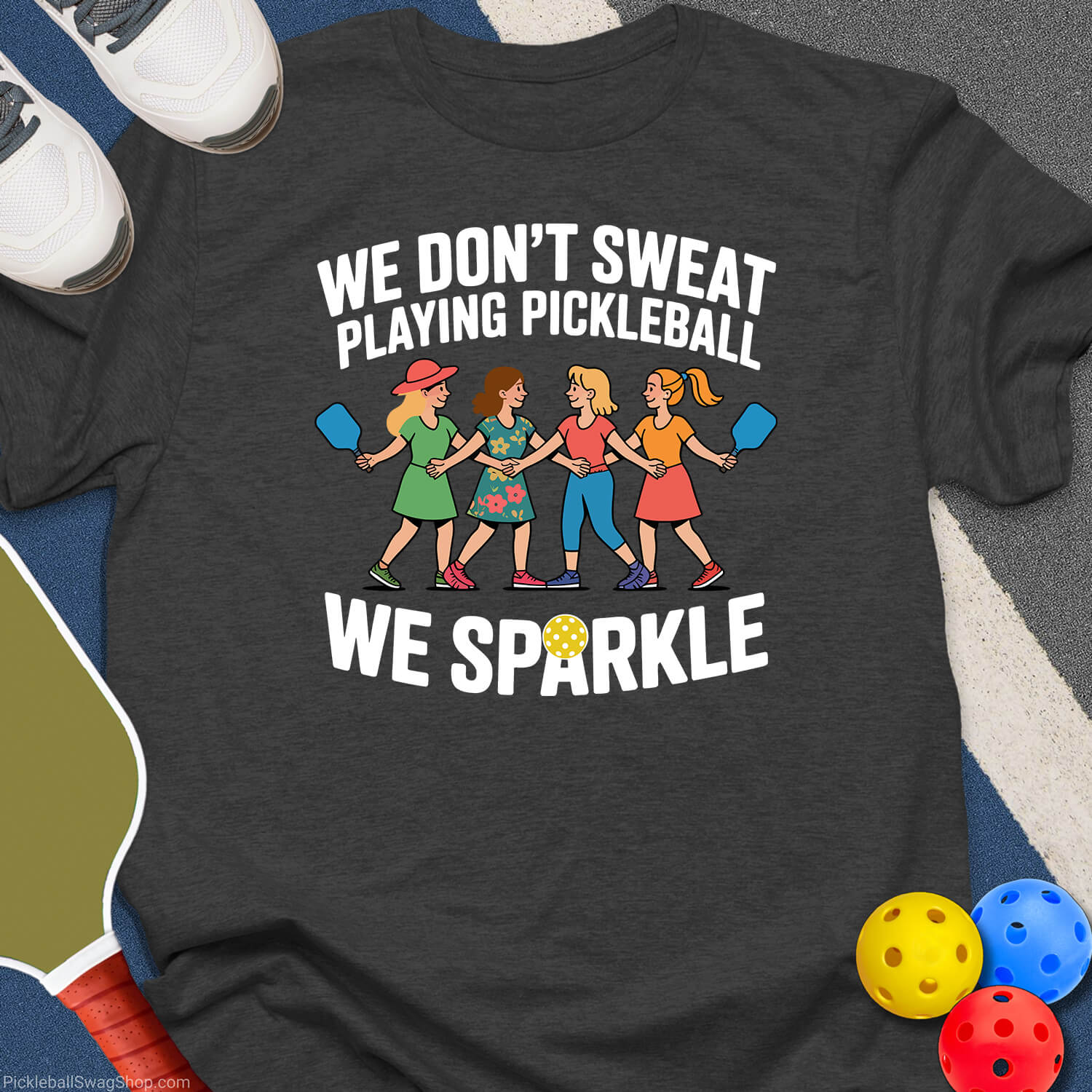 Sparkle Squad Pickleball T-Shirt