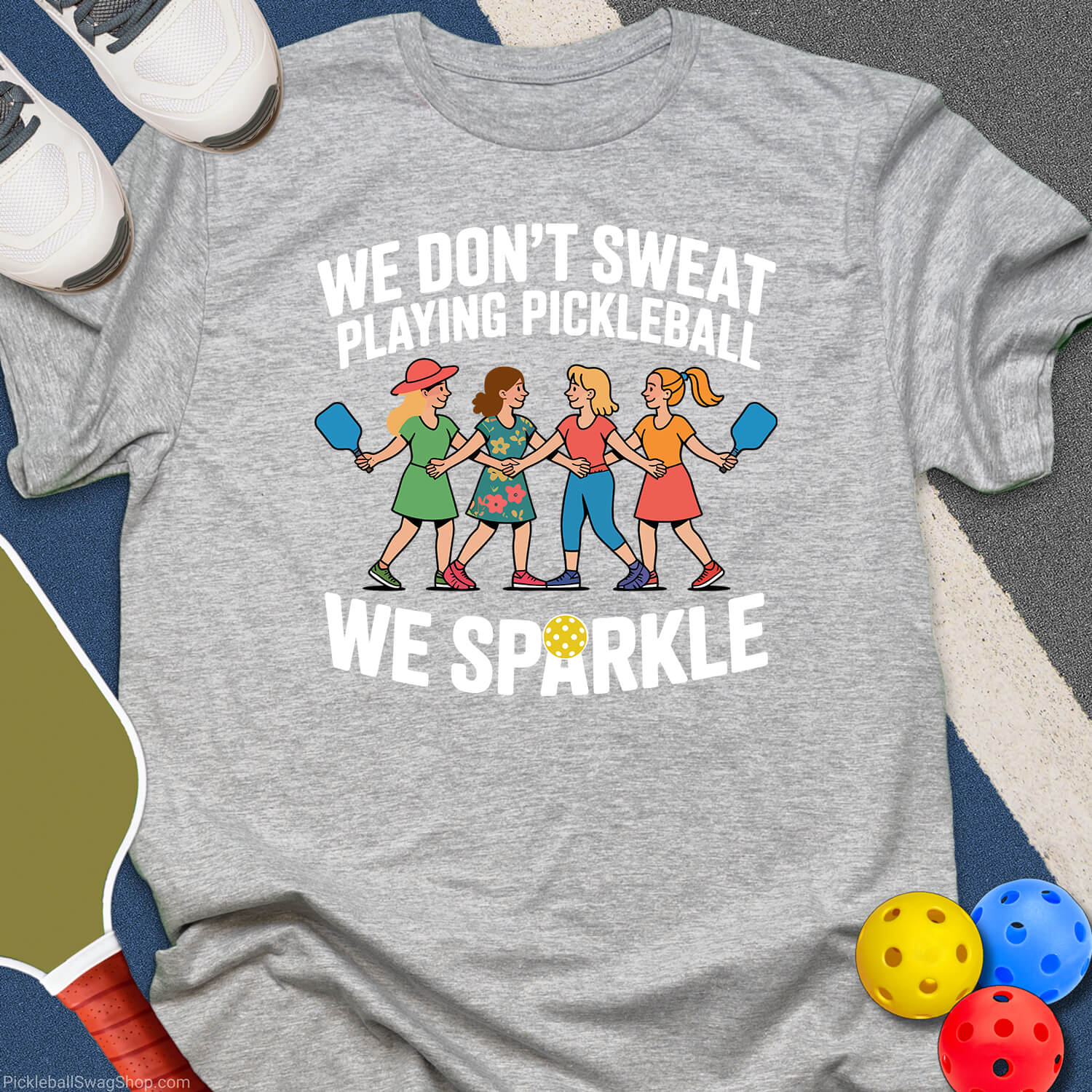 Sparkle Squad Pickleball T-Shirt